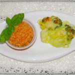 Orientalischer Blumenkohl- und Brokkoliauflauf mit Tomaten-Reis aus dem Thermomix