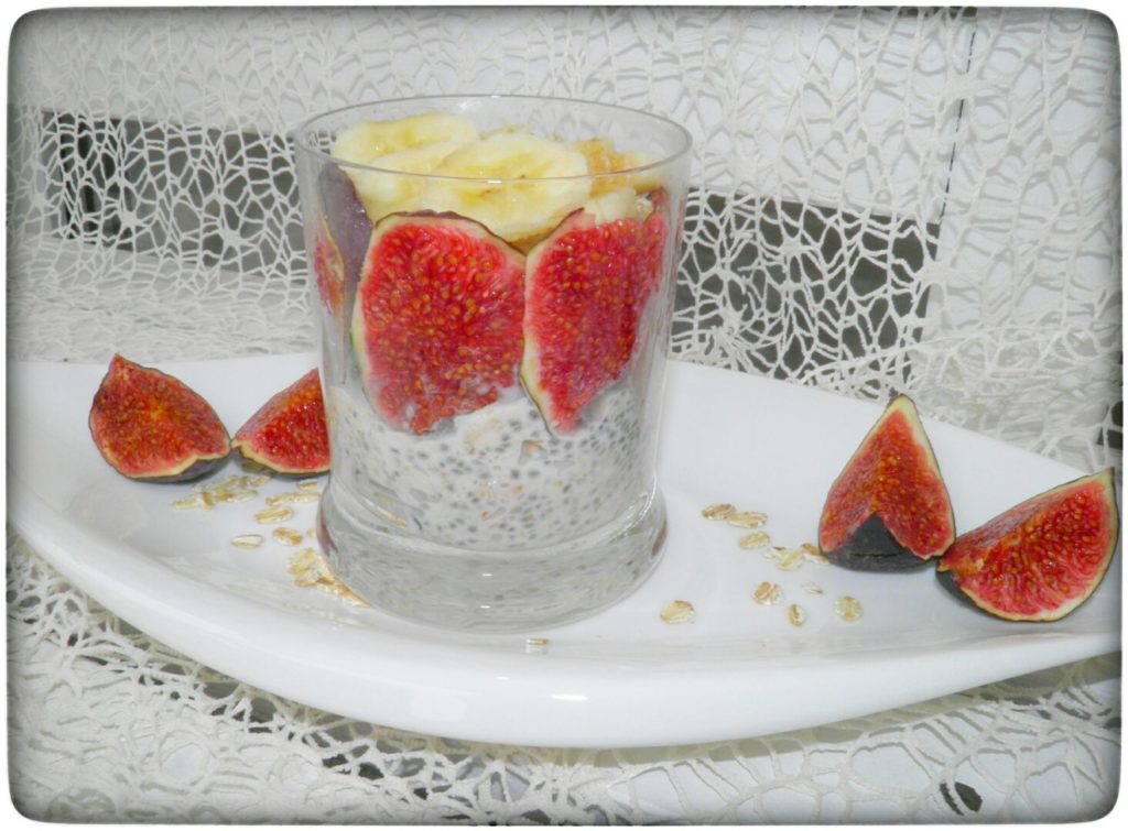 Overnight Oats aus dem Thermomix mit Feigen und Banane