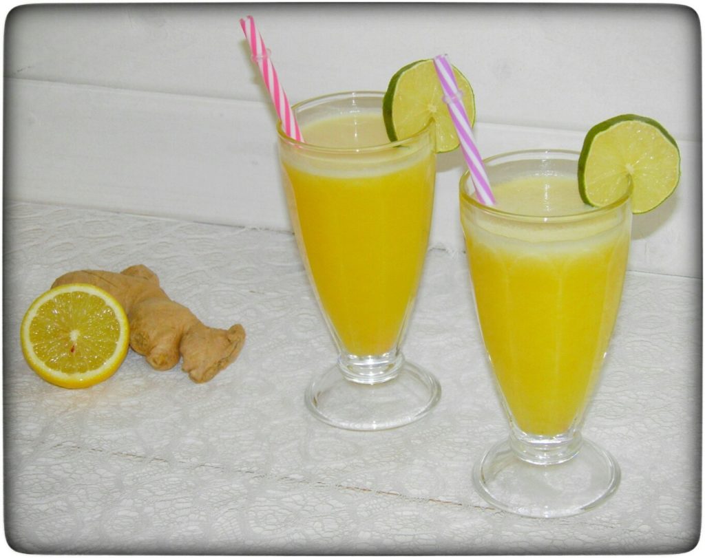 Ingwer-Ananas-Smoothie-gesunder-Vitamin-Cocktail