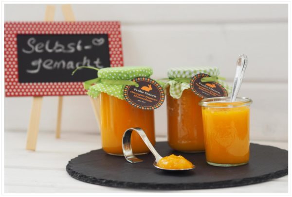 Osterliche Orangen-Ingwer Marmelade mit Schuss - Wiewowasistgut