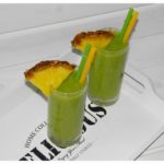 Grüner-Smoothie-mit-Pak-Choi-Ananas-Ingwer-Thermomix