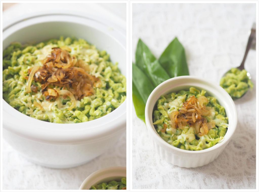 Bärlauch-Käsespätzle-schwäbisch-genießen-Thermomix