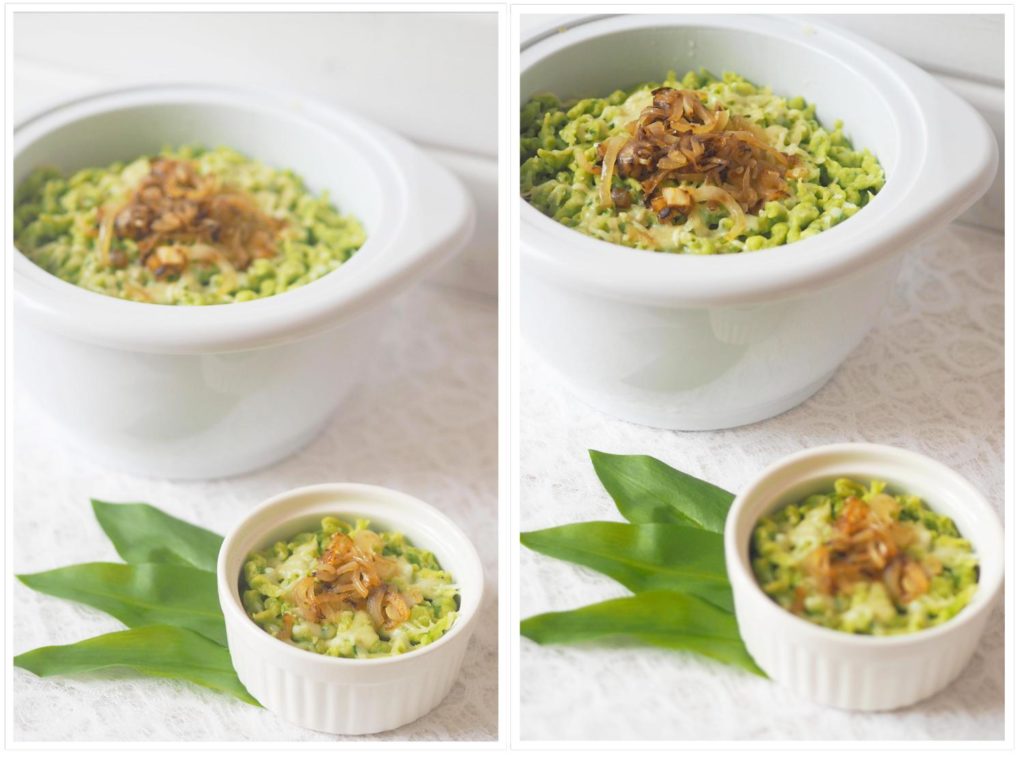 Bärlauch-Käsespätzle-schwäbisch-genießen-Thermomix