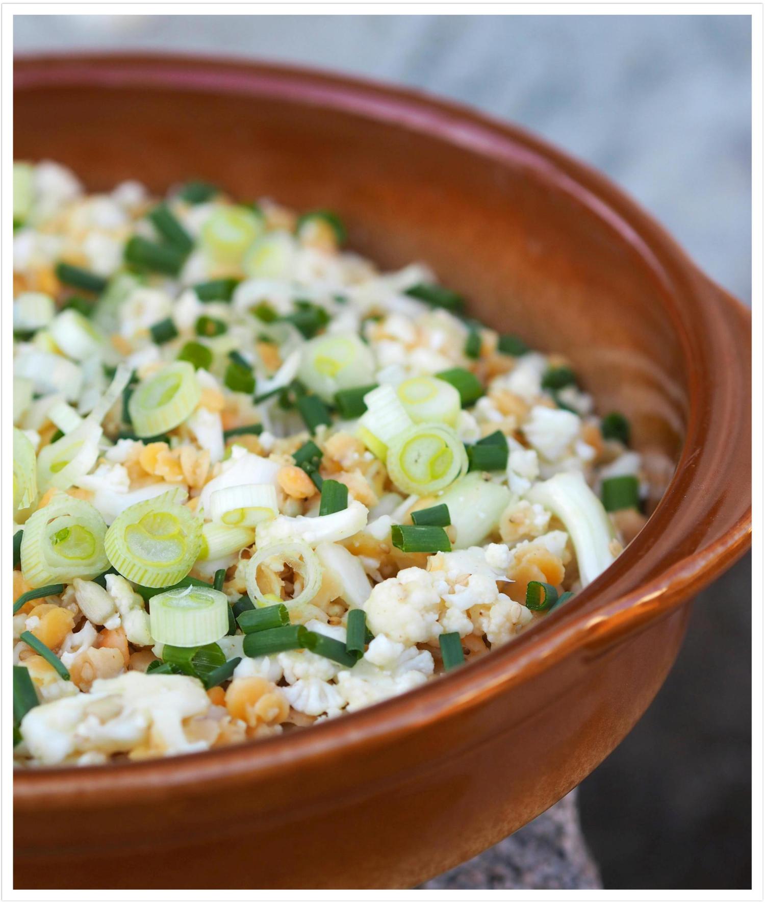 Low-Carb Blumenkohlsalat zum Grillen - Wiewowasistgut