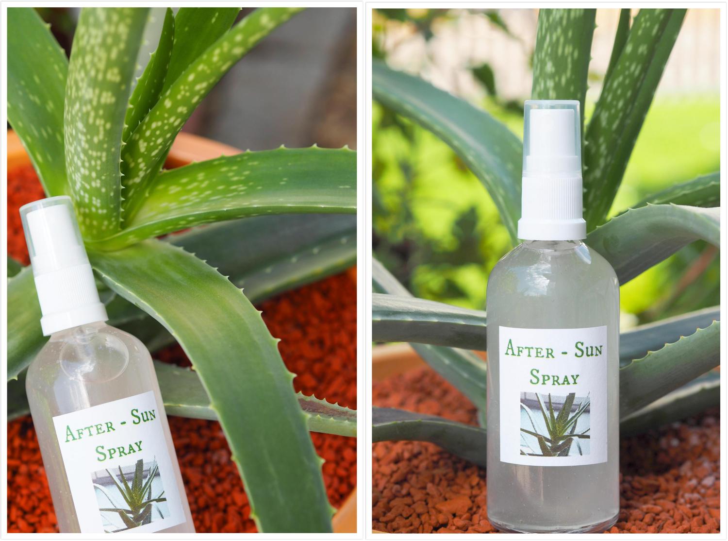 DIY AfterSun Spray Pflege nach dem Sonnenbad Wiewowasistgut