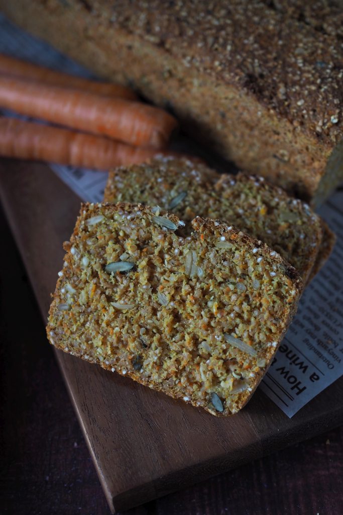 Fitness-Karottenbrot-ballaststoffreich