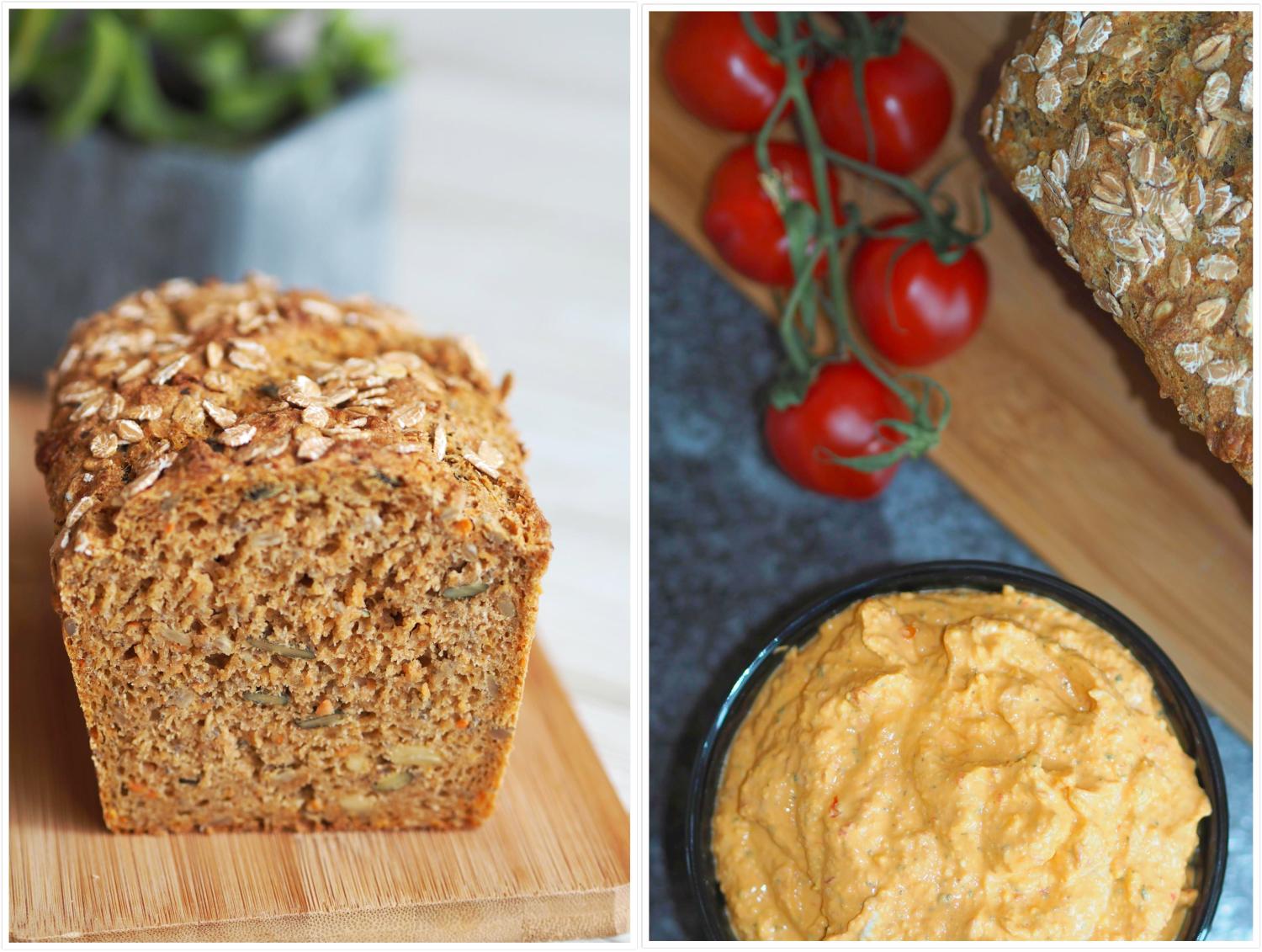 Schnelles Fitness-Karottenbrot mit Saaten - Wiewowasistgut