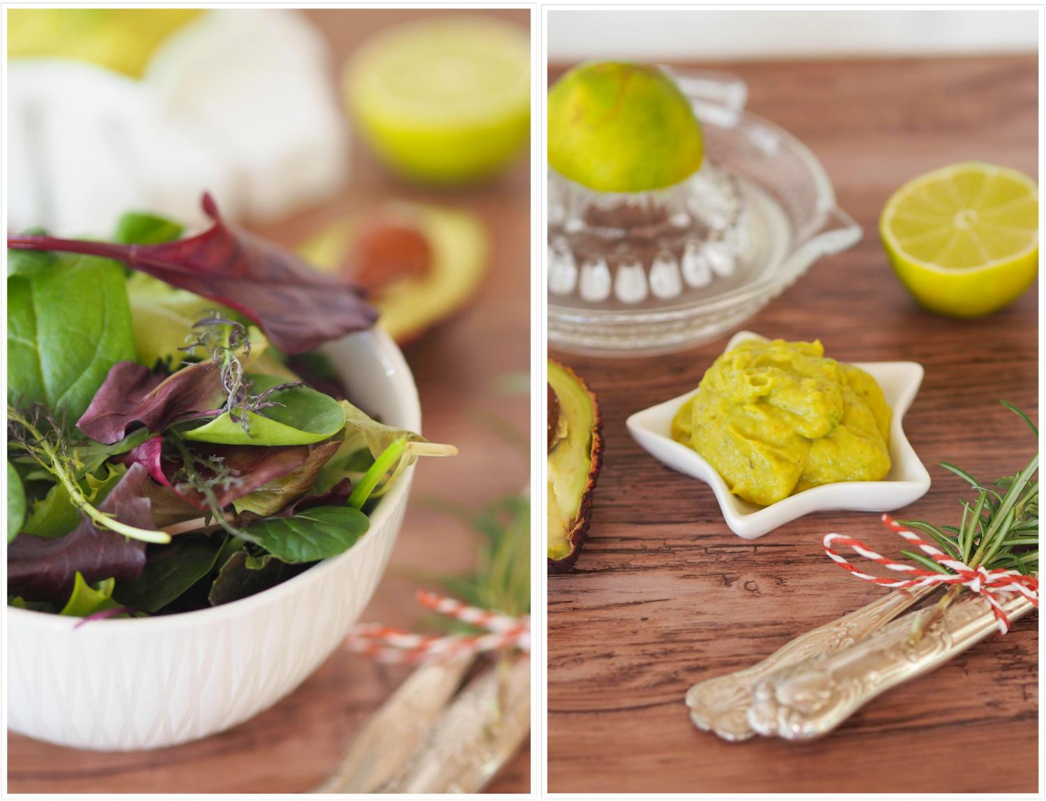 Sommersalat, gegrillte Hähnchenbrust & Avocado-Mango Creme - Wiewowasistgut Sommersalat, gegrillte Hähnchenbrust & Avocado-Mango Creme - Wiewowasistgut