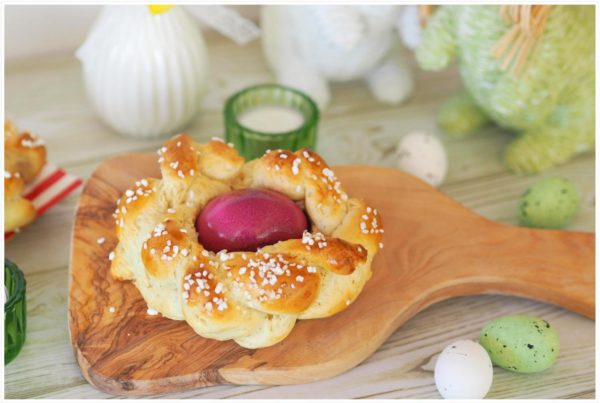 Mini-Osterkränze mit Hagelzucker - Wiewowasistgut