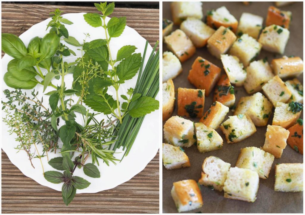 Panzanella: Toskanischer Brotsalat mit Kräuterdressing - Wiewowasistgut