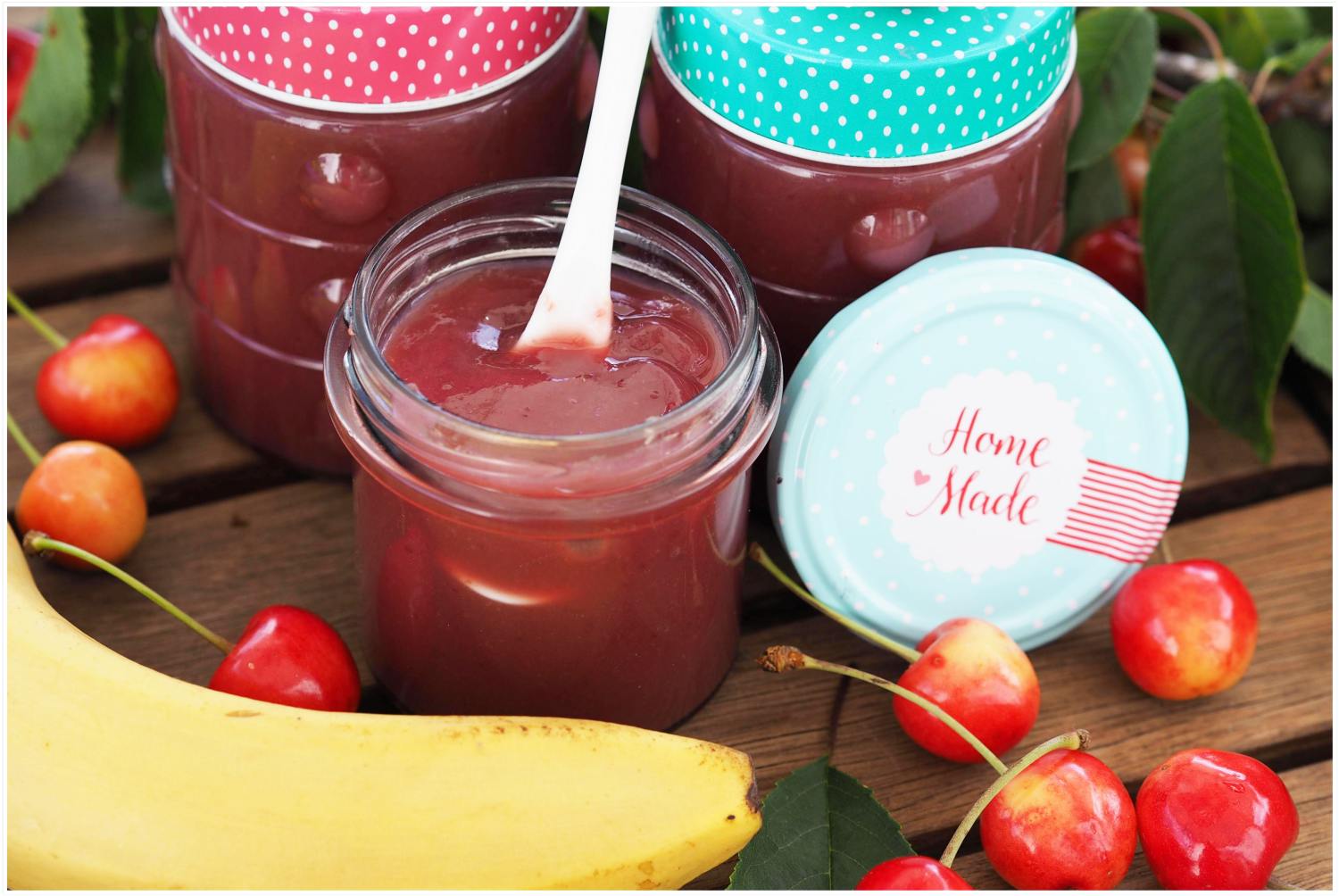 kiba-marmelade-lecker-kirsch-banane - Wiewowasistgut