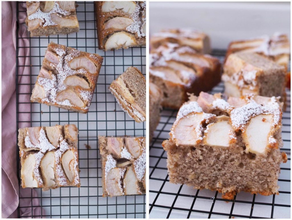 Blitzschneller Apfel-Nuss-Blechkuchen - Wiewowasistgut