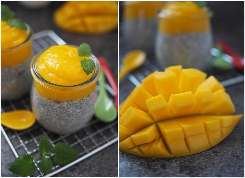 fluffiger-protein-chia-pudding-mit-puerierter-mango