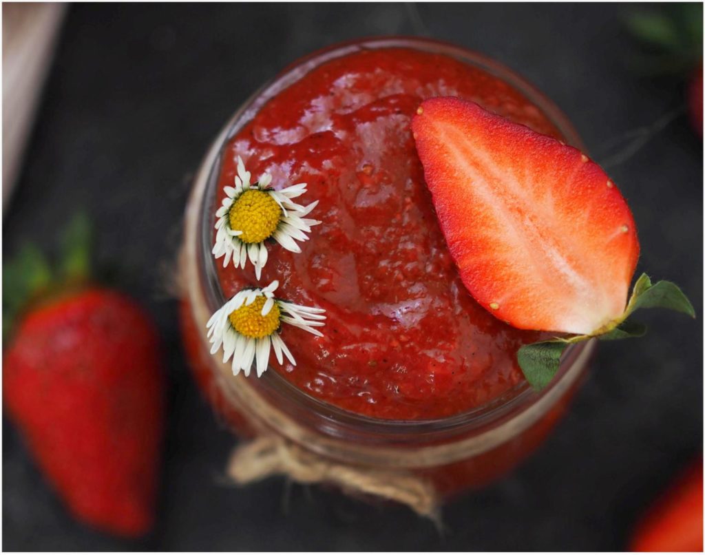 Erdbeer-Vanille-Marmelade (mit &amp; ohne Gelierzucker) - Wiewowasistgut
