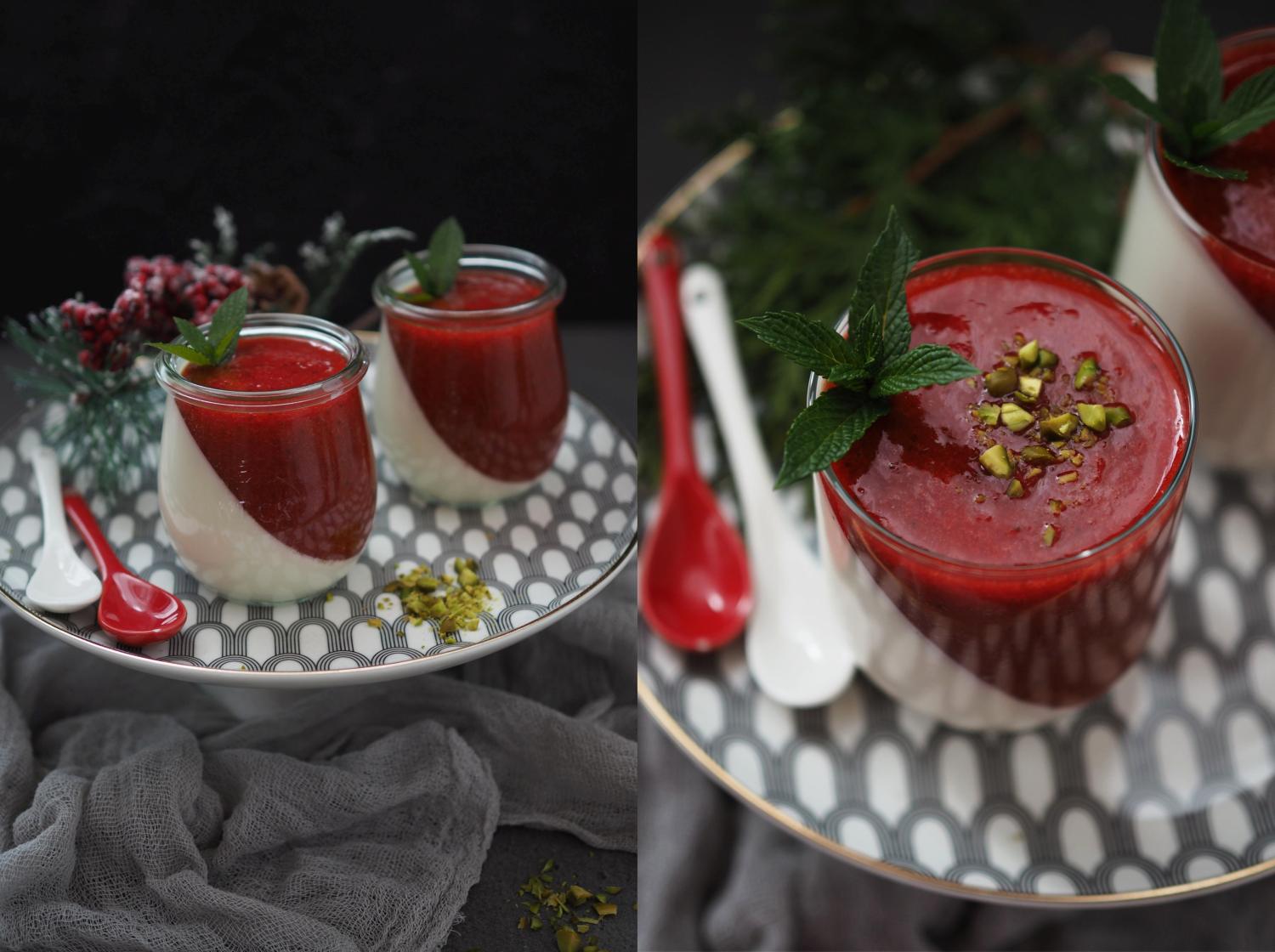 Köstliches Dessert: Vanille Panna-Cotta mit Erdbeermus - Wiewowasistgut Köstliches Dessert: Vanille Panna-Cotta mit Erdbeermus - Wiewowasistgut