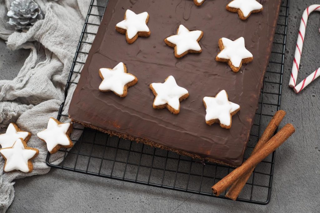 Zimtstern-Lebkuchenschnitten vom Blech - Wiewowasistgut