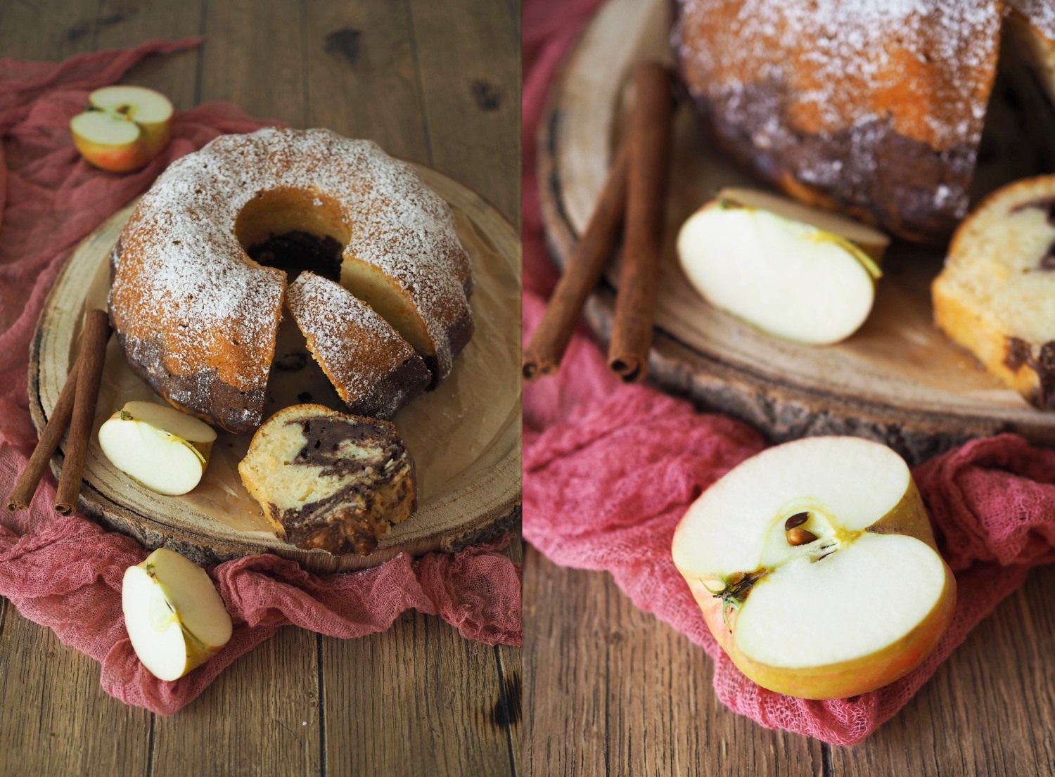 Apfelkuchenliebe: Saftiger Apfel-Marmorkuchen - Wiewowasistgut