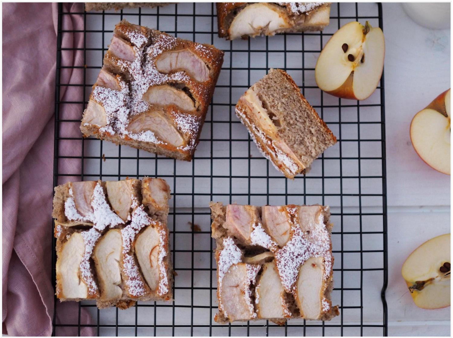 Apfel-Nuss-Blechkuchen x - Wiewowasistgut