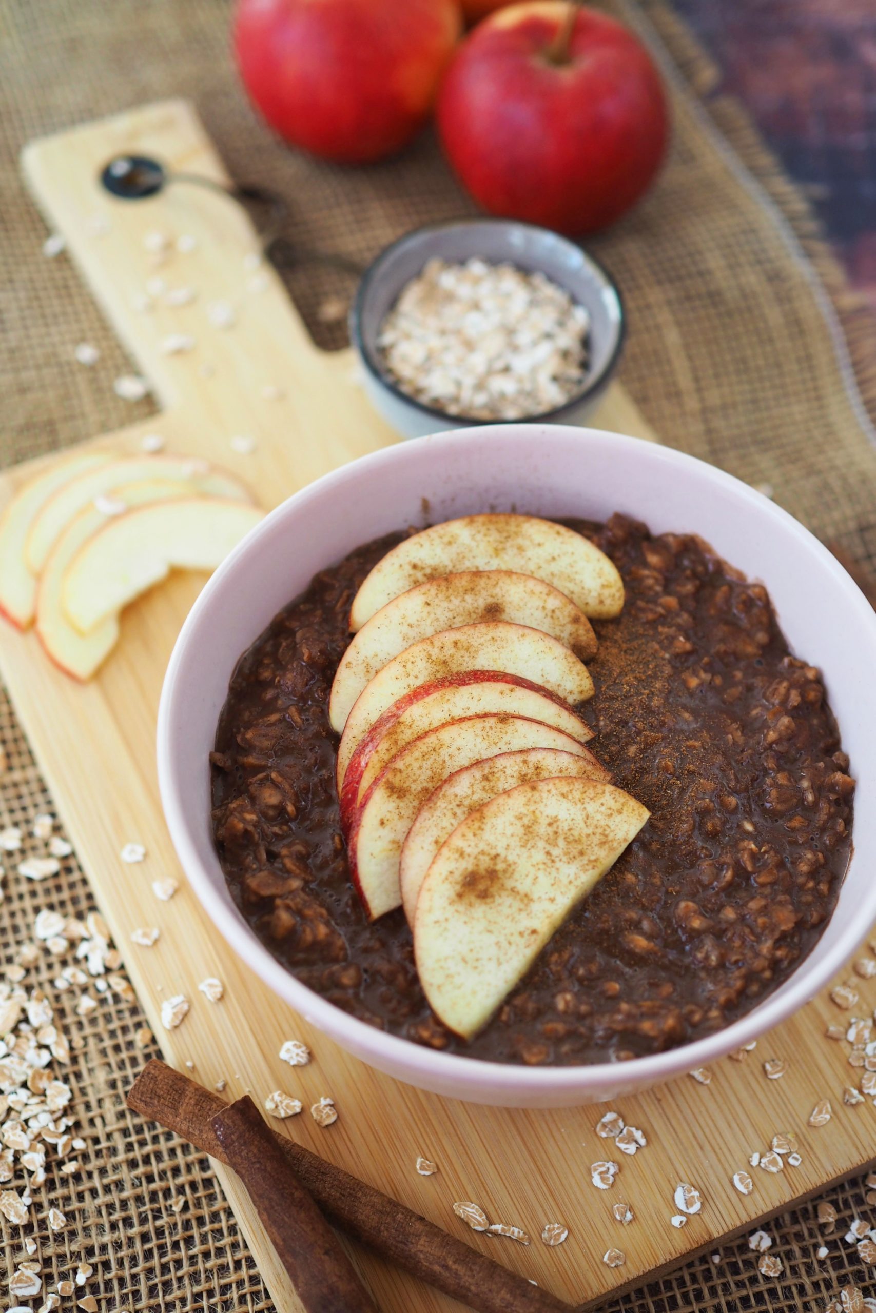 5-Zutaten Schoko-Zimt-Porridge - Wiewowasistgut