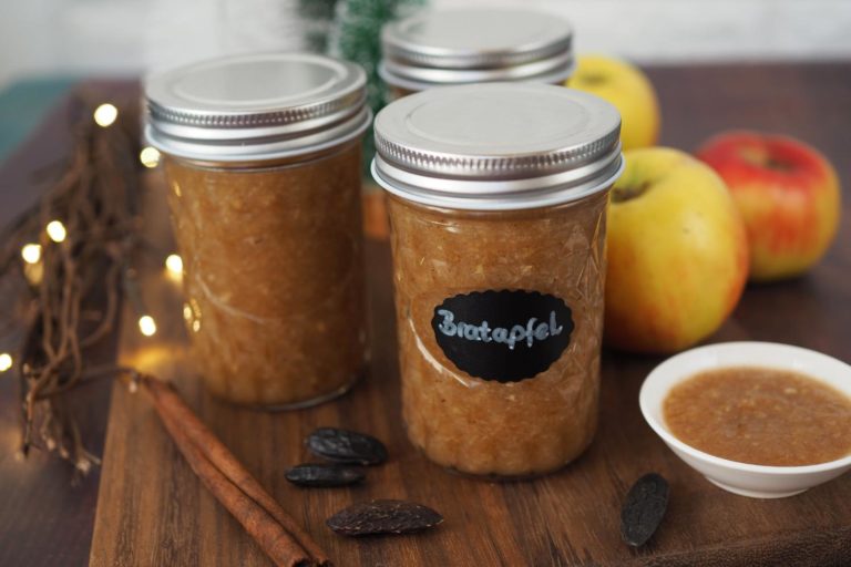 Bratapfelmarmelade mit Tonka und Marzipan - Wiewowasistgut