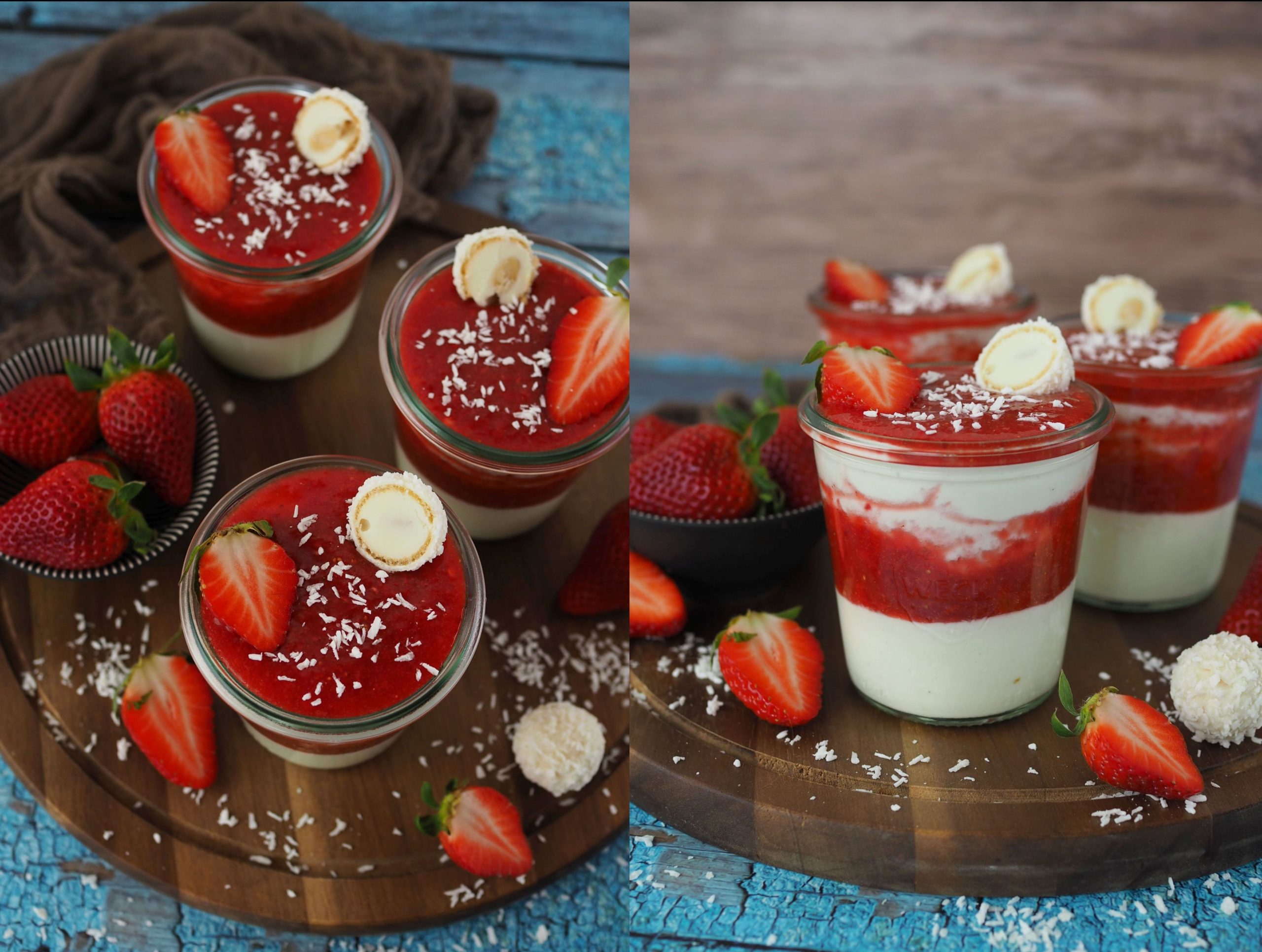 erdbeer-raffaello-dessert - Wiewowasistgut