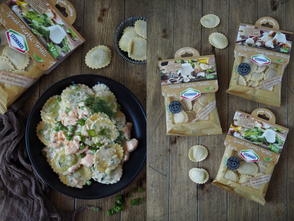 15-Minuten One-Pot Tortellini mit Lachs - Wiewowasistgut 15-Minuten One-Pot Tortellini mit Lachs - Wiewowasistgut
