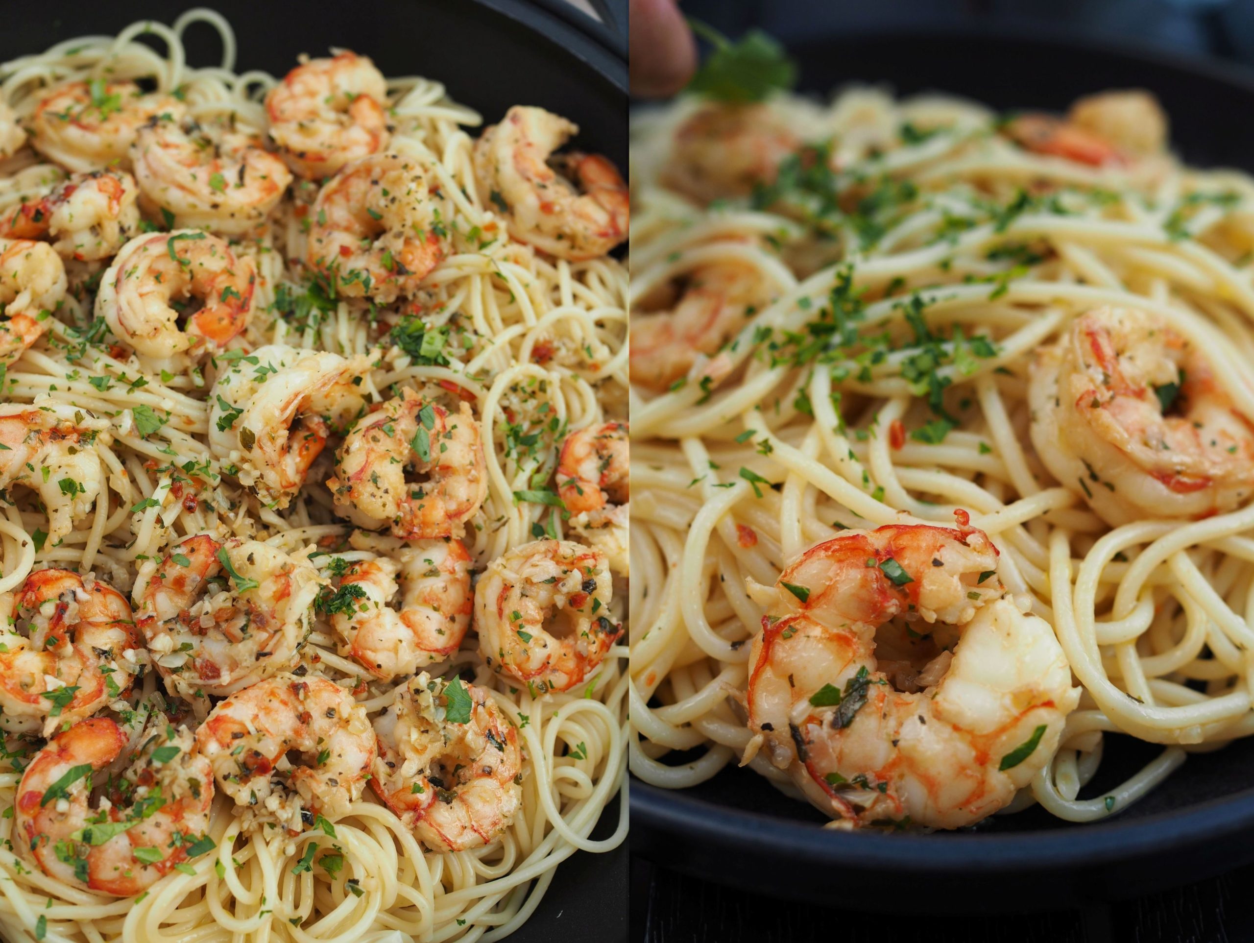 Garnelen-Pasta-Aglio e Olio - Wiewowasistgut