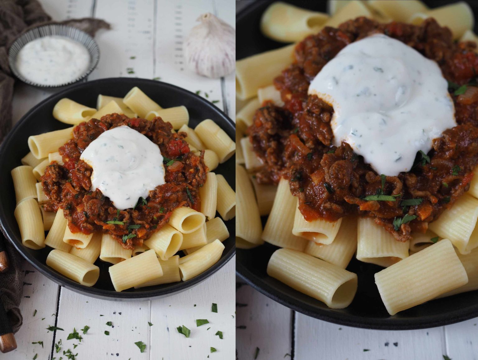Türkische Pasta mit Joghurt - Wiewowasistgut
