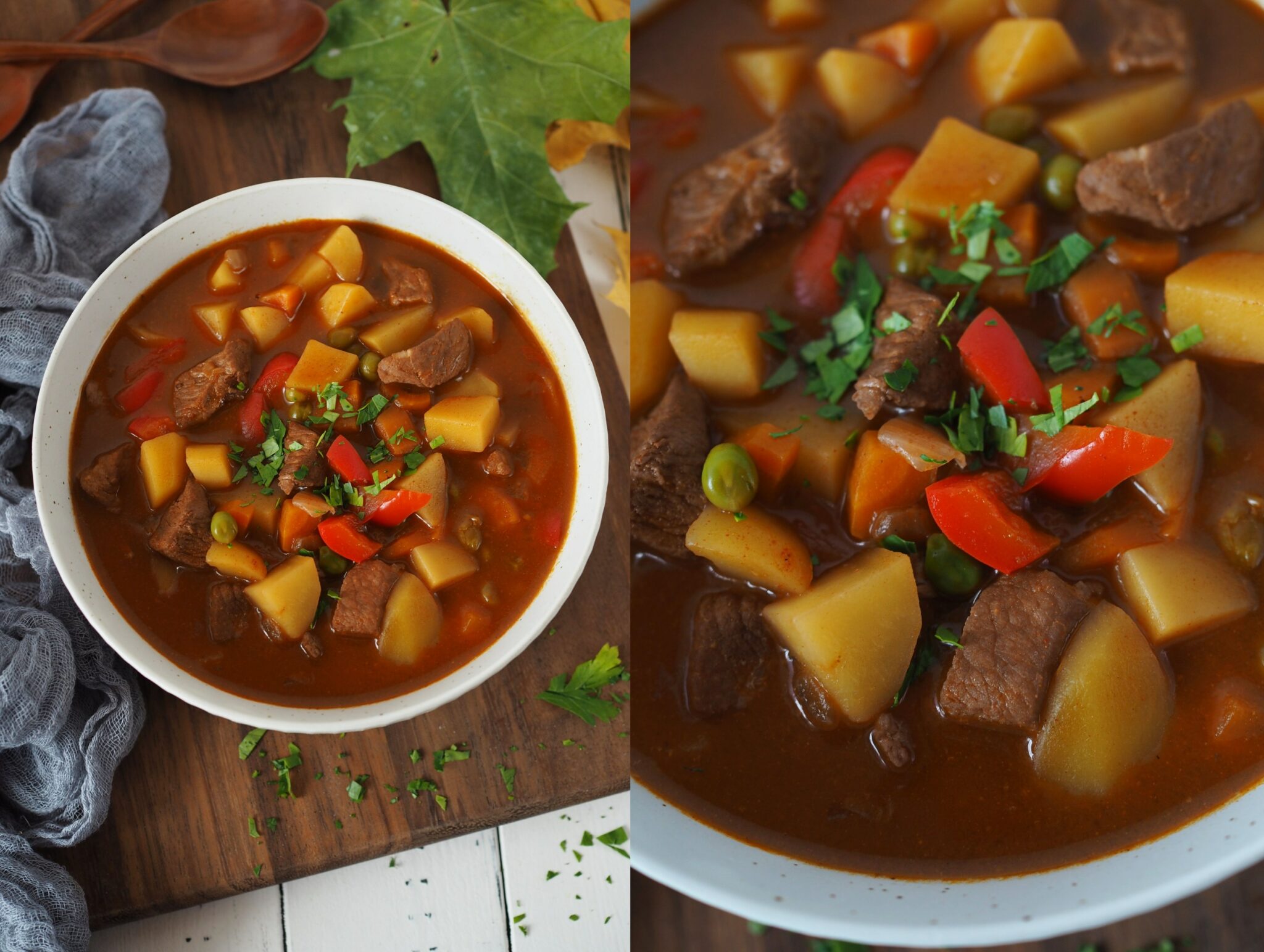 Einfacher Gulasch-Eintopf - Wiewowasistgut Einfacher Gulasch-Eintopf - Wiewowasistgut