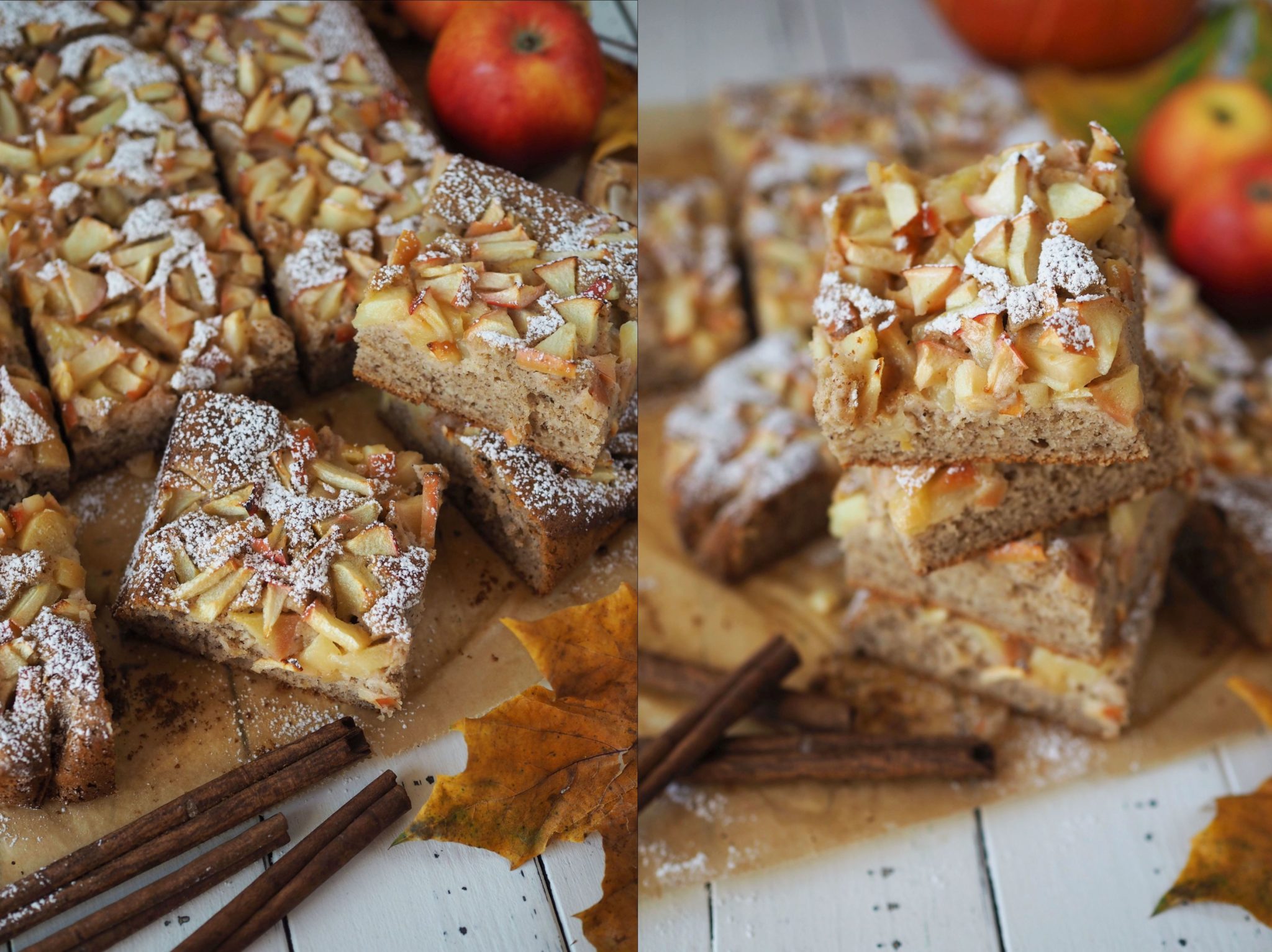 Saftiger Nuss-Joghurtkuchen mit Apfel - Wiewowasistgut