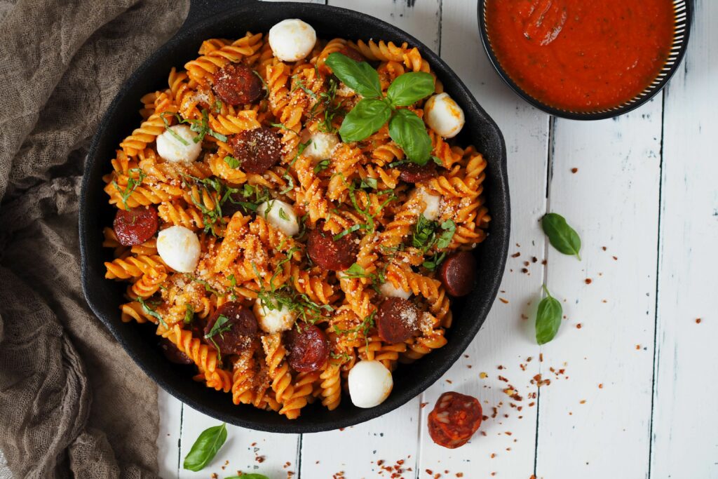 20-minuten-pasta-arrabiata-mit-chorizo