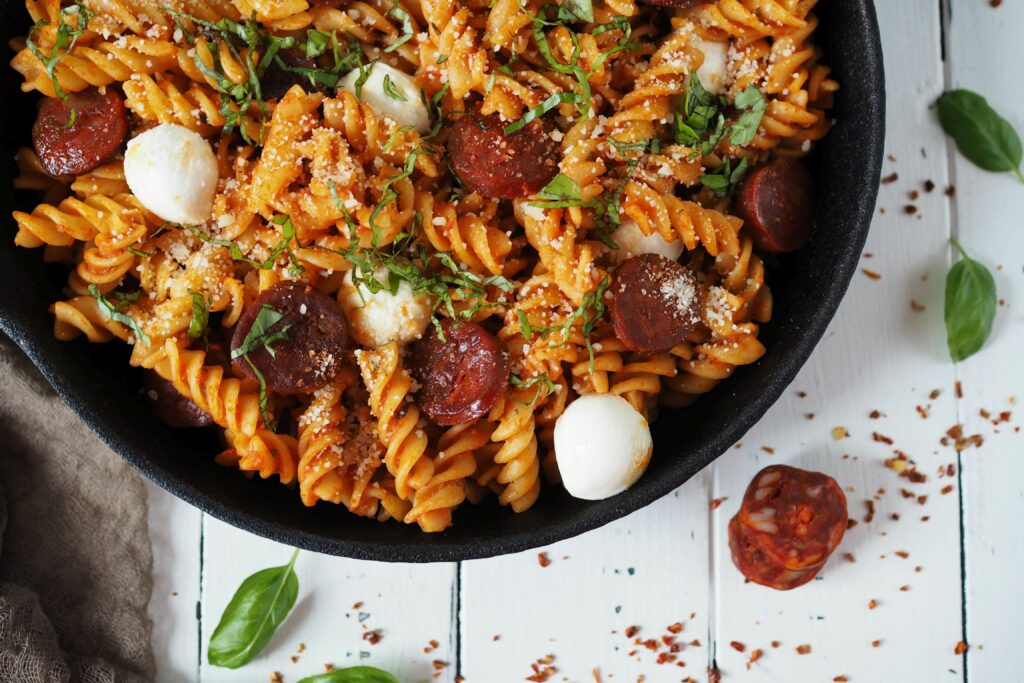 20-minuten-pasta-arrabiata-mit-chorizo