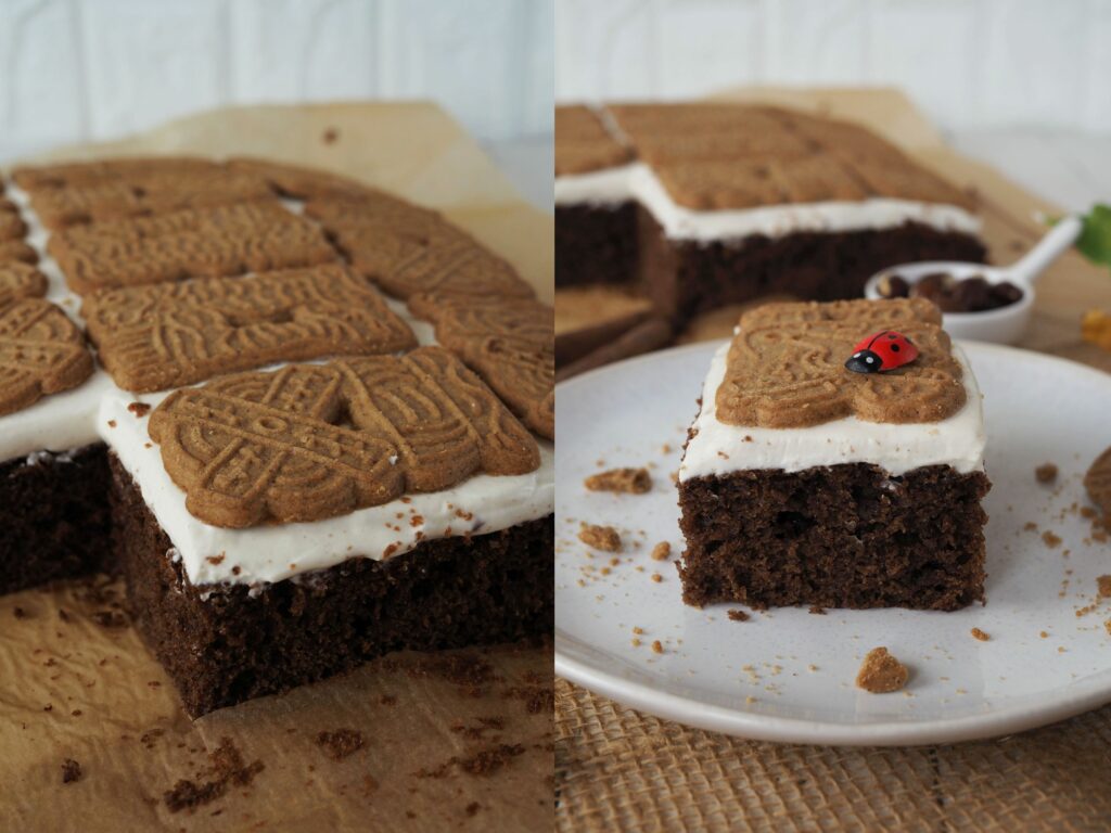 Schoko-Spekulatiuskuchen mit Zimtcreme - Wiewowasistgut