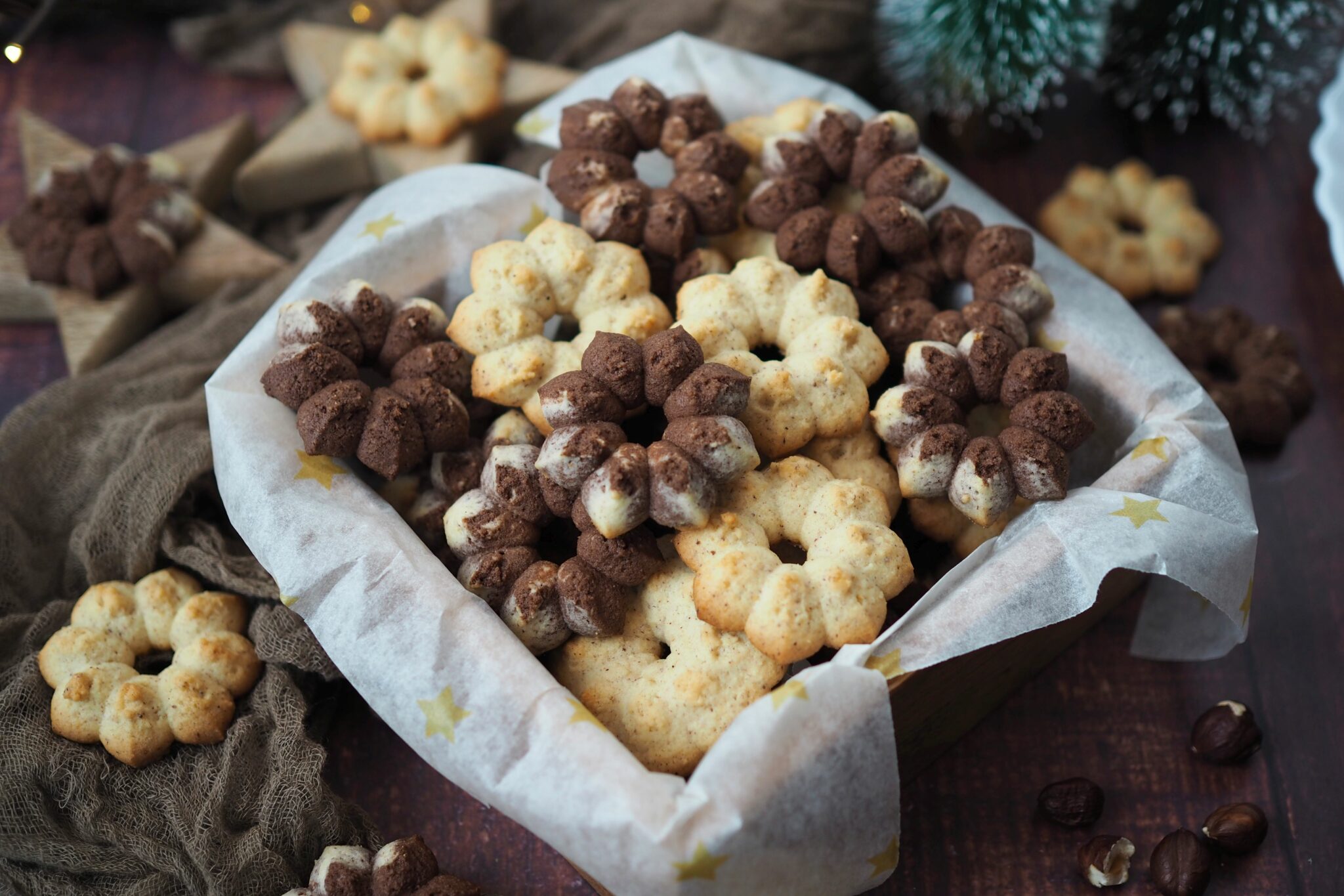 Zweifarbiges Spritzgebäck - Wiewowasistgut Zweifarbiges Spritzgebäck - Wiewowasistgut