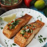 lachs-heissluftfritteuse-sauce-chien-airfryer