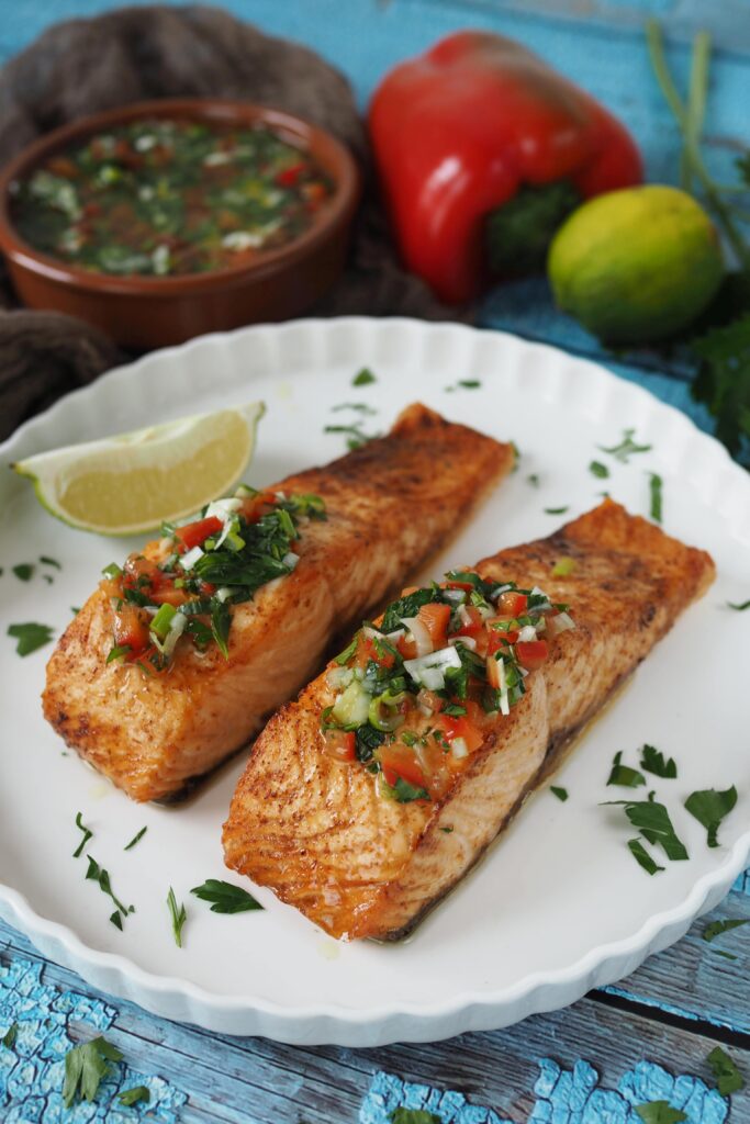 lachs-heissluftfritteuse-sauce-chien-airfryer