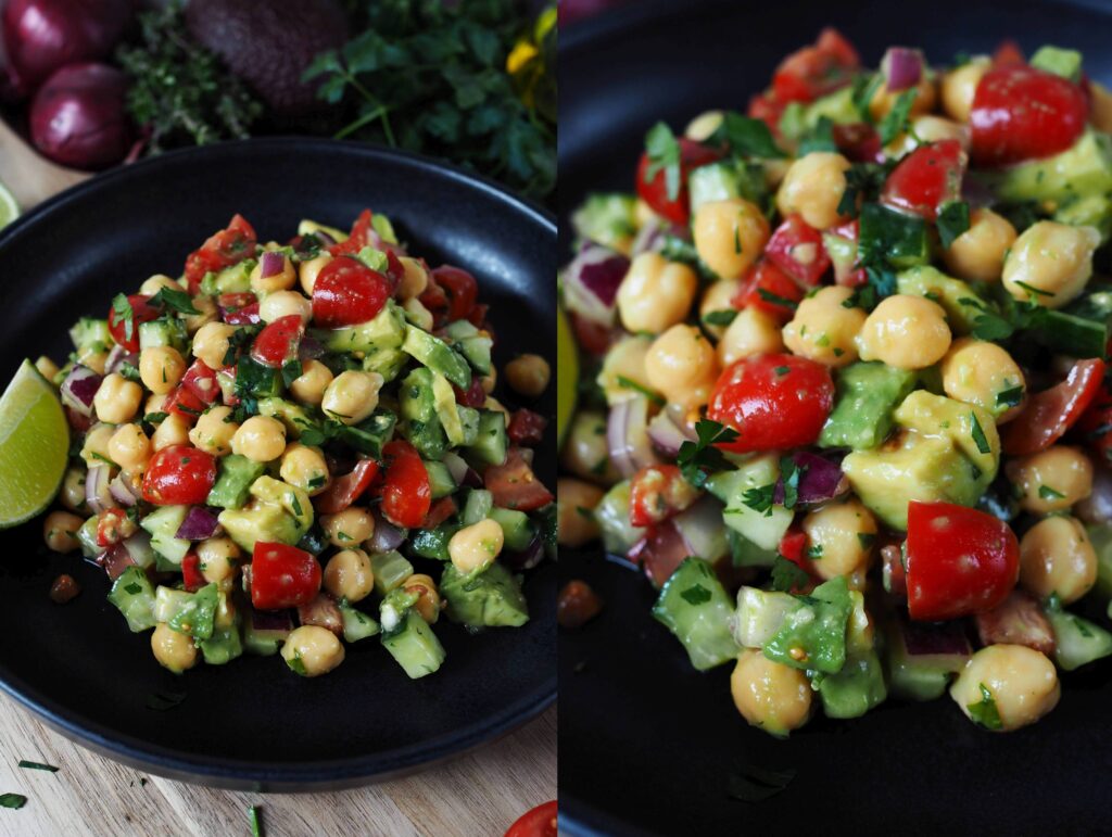 Protein-kichererbsen-avocadosalat-senfdressing