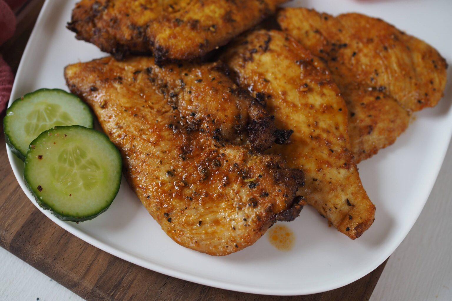 Saftiges Hähnchen aus der Heißluftfritteuse (selbst mariniert ...