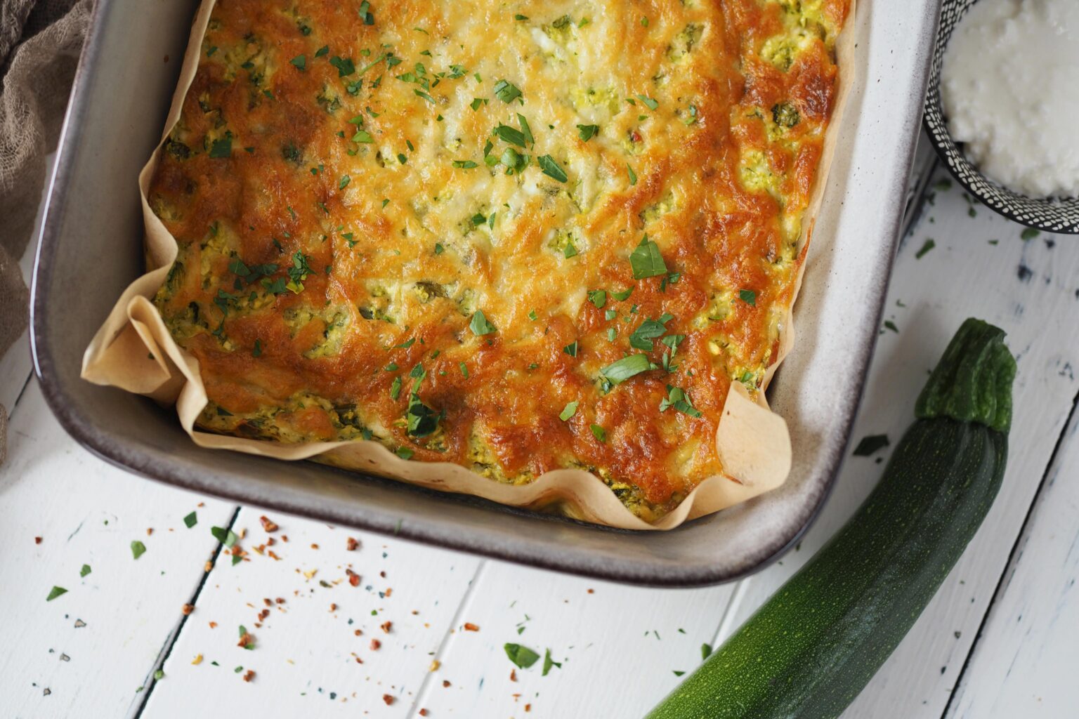 Supereinfache ProteinZucchiniSchnitten Wiewowasistgut