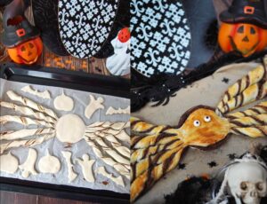 einfache-blaetterteigspinne-fuer-halloween