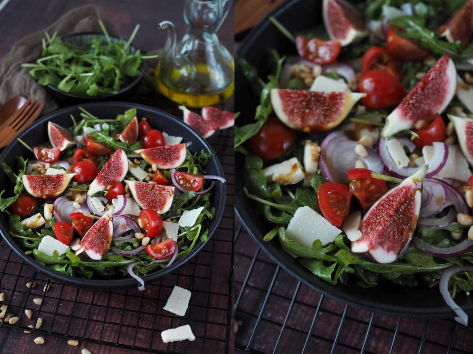 5-Minuten Rucola-Feigen-Salat - Wiewowasistgut