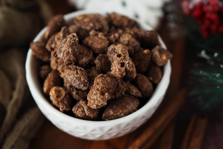 Gebrannte Mandeln aus der Heißluftfritteuse - Wiewowasistgut Gebrannte Mandeln aus der Heißluftfritteuse - Wiewowasistgut