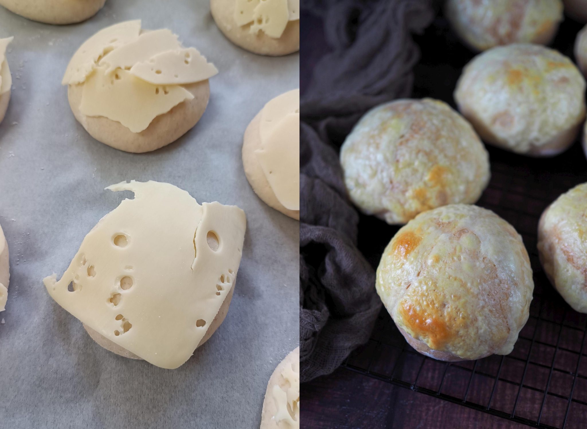 Dinkel-Käsebrötchen wie vom Bäcker - Wiewowasistgut
