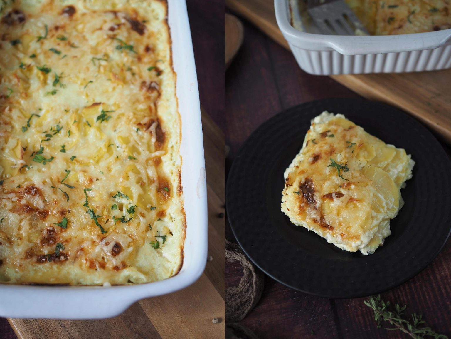 Klassisches Kartoffelgratin - einfach &amp; lecker - Wiewowasistgut