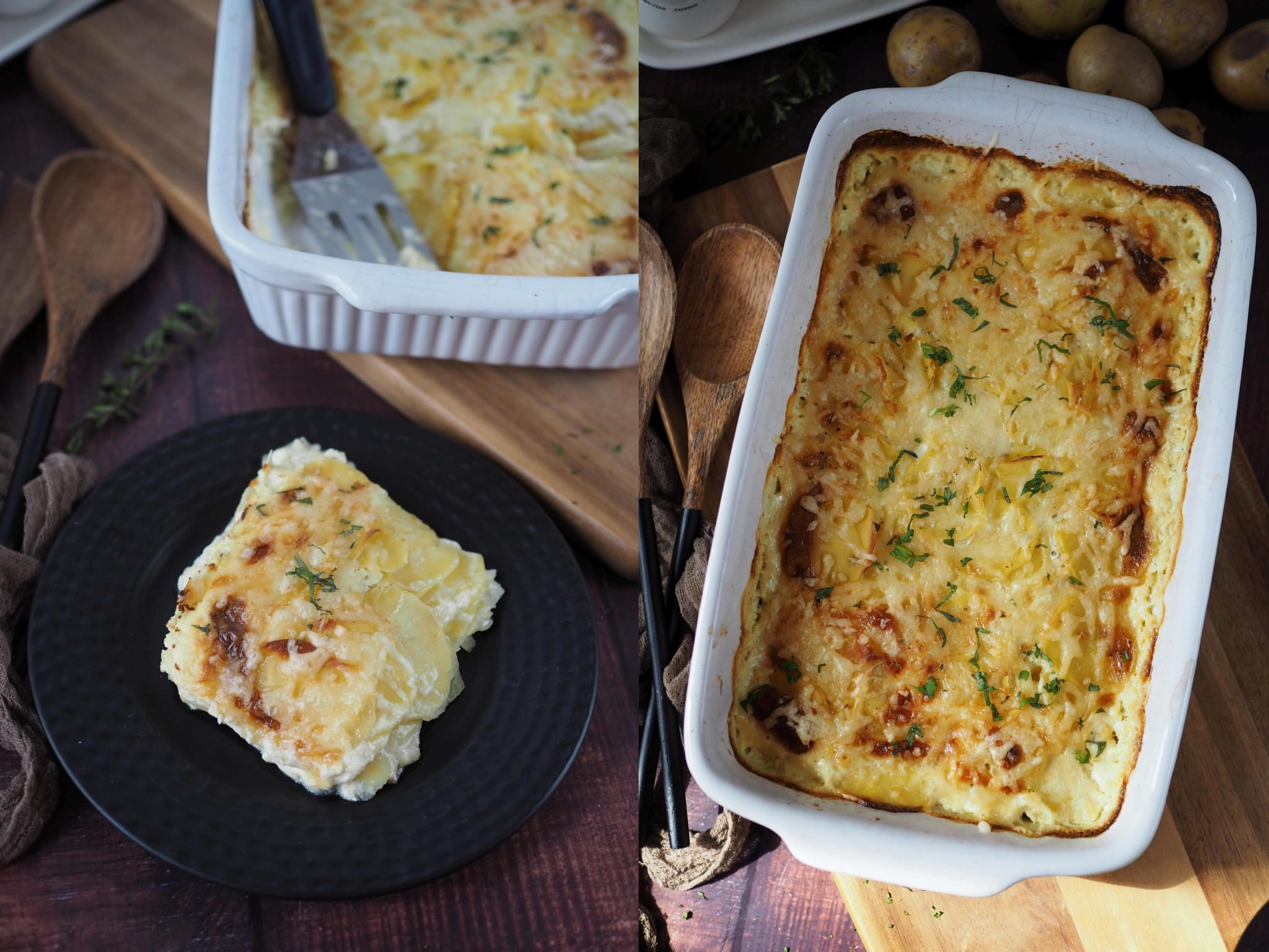 Klassisches Kartoffelgratin - einfach &amp; lecker - Wiewowasistgut