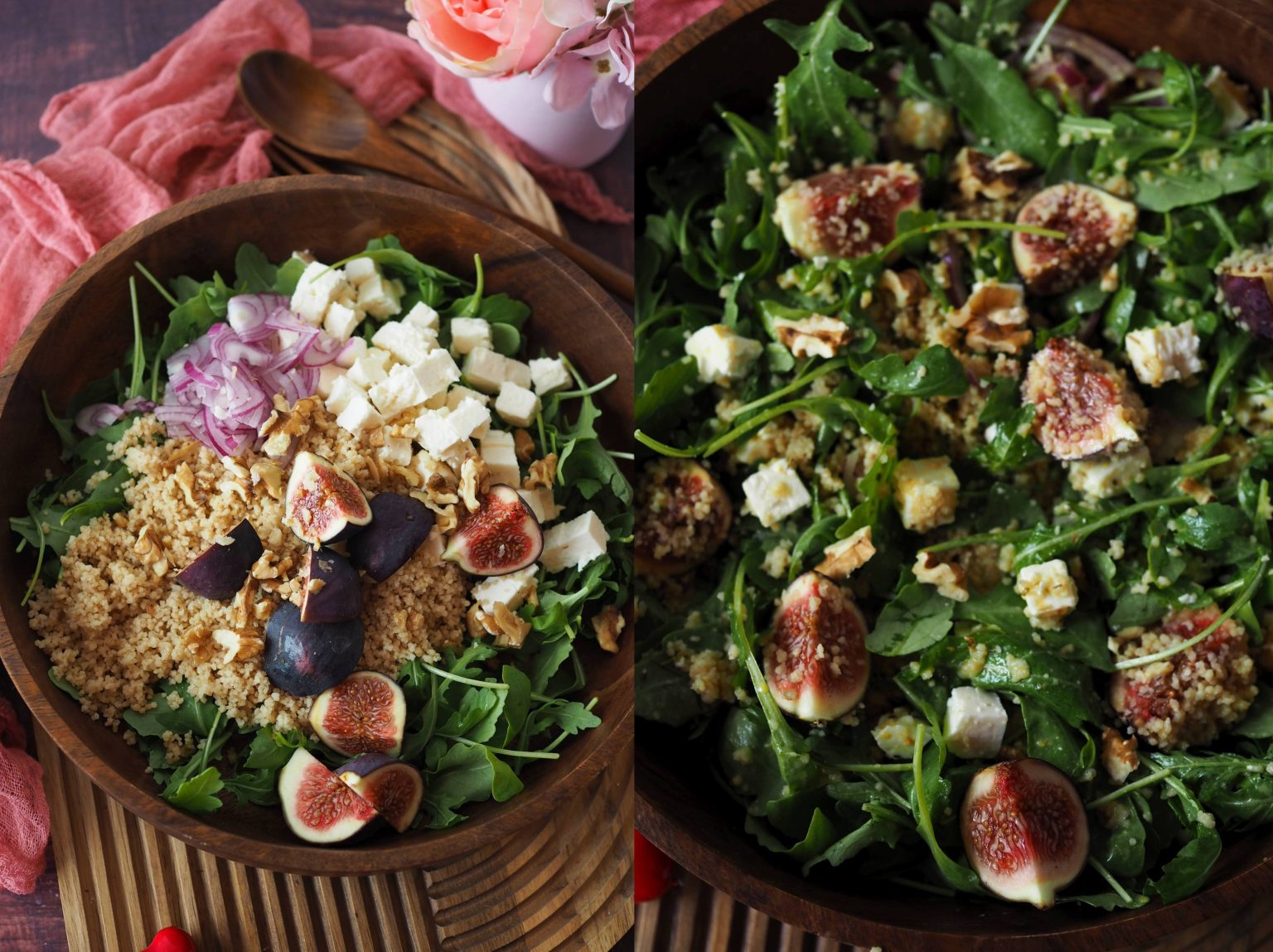 Blitzschneller Rucola-Feigen Salat mit Senf-Dressing - Wiewowasistgut Blitzschneller Rucola-Feigen Salat mit Senf-Dressing - Wiewowasistgut