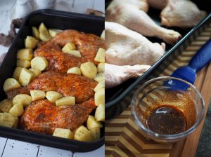 haehnchenschenkel-mit-kartoffeln-vom-blech-einfaches-ofenrezept