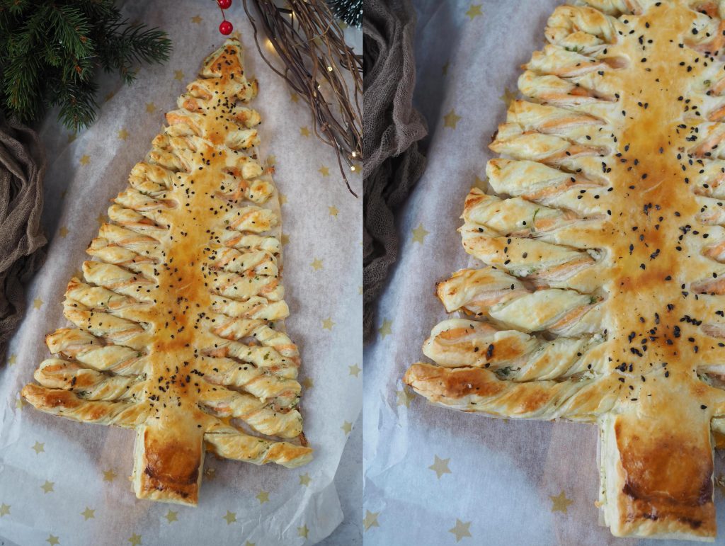 einfache-weihnachts-vorspeise-lachs-blaetterteig-tannenbaum