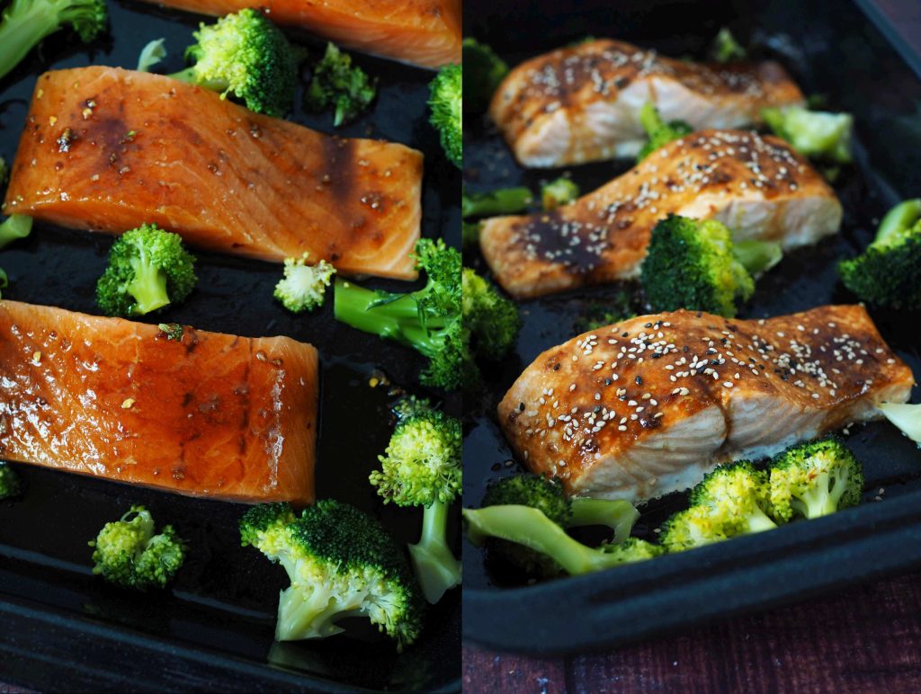 20-minuten-ofen-lachs-mit-brokkoli-asiatischem-gurkensalat