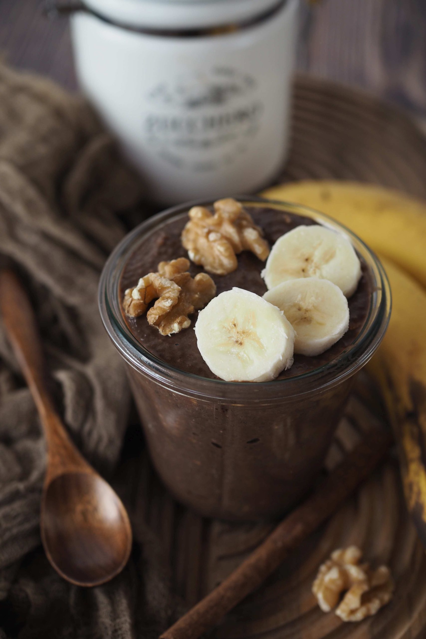 High-Protein Schoko-Kaffee Chia-Pudding (ballaststoffreich)